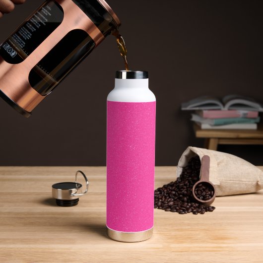 D'eau Bouteille En Acier Inoxydable Chaud Rose (Gym)