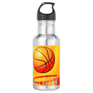 D'eau Bouteille en acier inoxydable de basket