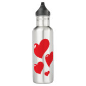 D'eau Bouteille en acier inoxydable en forme de coeur (Droite)