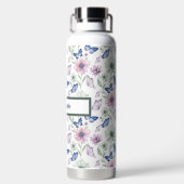 D'eau Bouteille Fleurie Papillon Bleu – Cadeau Jardin Do (Plage)
