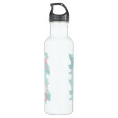 D'eau Bouteille grande de panda de zen (fleurs de prune) (Dos)