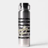 D'eau Bouteille isolée à vide en cuivre d'une seule répu (Arrière)