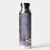 D'eau Bouteille isolée de cuivre de cuve de mendiant (Gauche)