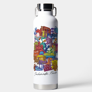 D'eau Bouteille isolée des 904 quartiers