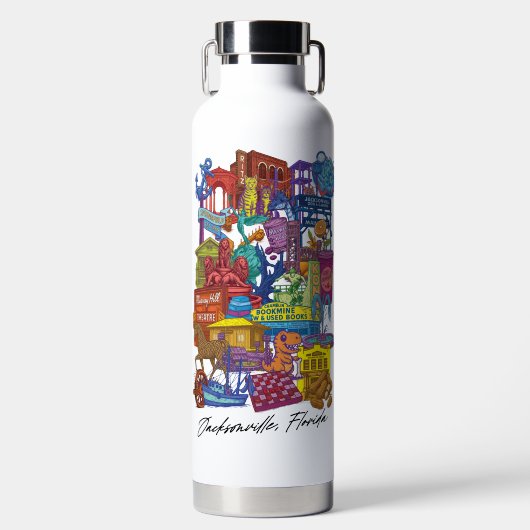 D'eau Bouteille isolée des 904 quartiers (Avant)