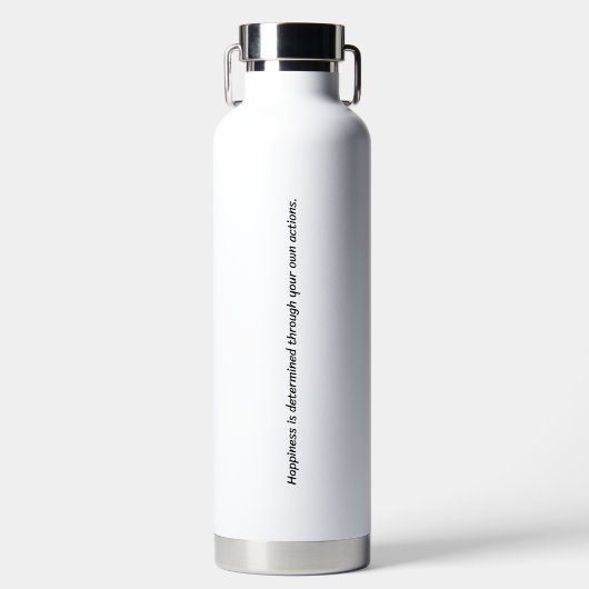 D'eau Bouteille Isolée Vacuum Bonheur (Avant)