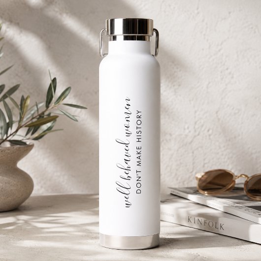 D'eau Bouteille isotherme sous vide de 22 oz | Slogan fé