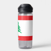 D'eau Bouteille libanaise, drapeau patriotique libanais (Arrière)