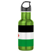 D'eau Bouteille Liberty avec drapeau de la Palestine (Devant)