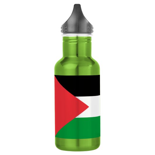 D'eau Bouteille Liberty avec drapeau de la Palestine (Gauche)