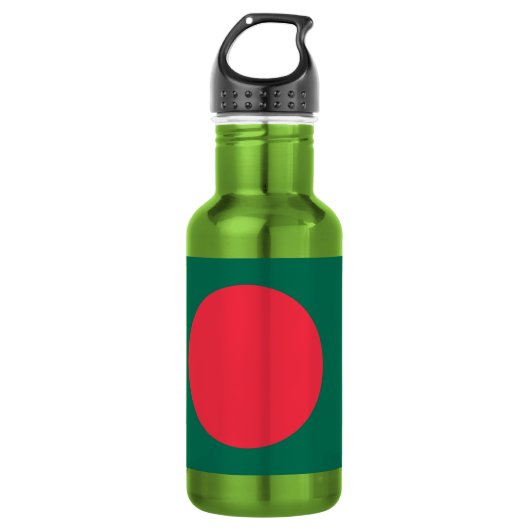 D'eau Bouteille Liberty avec drapeau du Bangladesh (Devant)