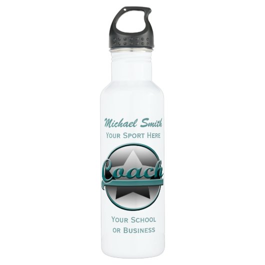 D'eau Bouteille Liberty de l'entraîneur Aqua et Grey Sta (Devant)