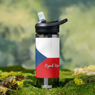 D'eau Bouteille République tchèque, Drapeau tchèque patr
