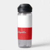 D'eau Bouteille République tchèque, Drapeau tchèque patr (Arrière)