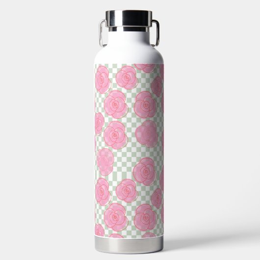 D'eau Bouteille rose roses (Avant)