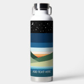 D'eau Bouteille Sky de nuit personnalisée moderne Ajoute (Avant)