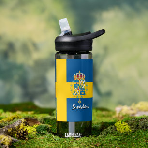D'eau Bouteille suédoise, Drapeau suédois patriotique