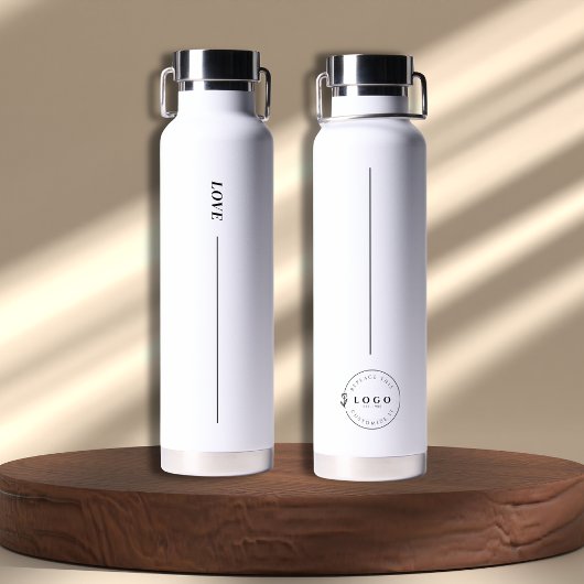 D'eau Bouteille Thermo Texte Personnalisée avec Accent L