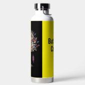 D'eau Brew botanique – Bouteille isolée florale pour caf (Droite)