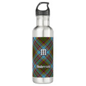 D'eau Clan Anderson Tartan Bouteille en acier inoxydable (Devant)