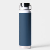 D'eau Couleur de tendance Sérieux Nom bleu bouteille d'e (Arrière)