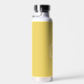 D'eau Couleur tendance Soft Yellow Monogram Bouteille d' (Plage)