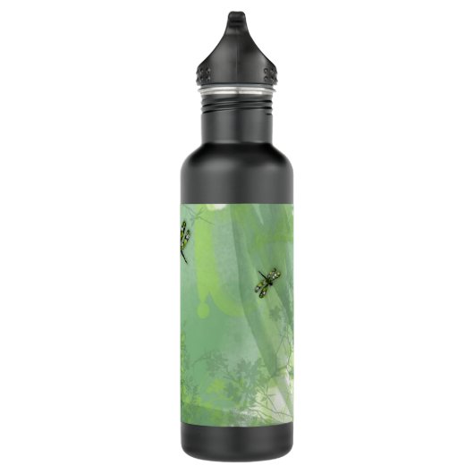 D'eau Dragonflies vertes Bouteille de boisson (Droite)