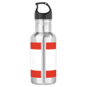 D'eau Drapeau de Berlin Bouteille en acier inoxydable (Dos)