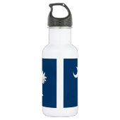 D'eau Drapeau de l'État de Caroline du Sud Bouteille de (Dos)