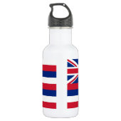 D'eau Drapeau d'État d'Hawaii Bouteille de la liberté (Dos)