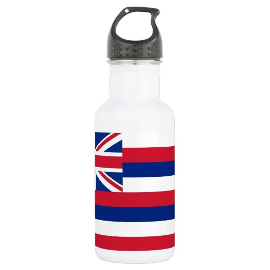 D'eau Drapeau d'État d'Hawaii Bouteille de la liberté (Devant)