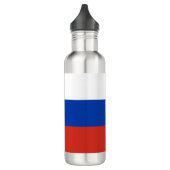 D'eau Drapeau russe (Russie) Bouteille en acier inoxydab (Gauche)