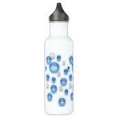 D'eau En Acier Inoxydable Bouteille - Bulles (Gauche)