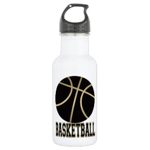 D'eau En Acier Inoxydable Bouteille de basket-ball - 32 oz