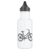 D'eau En Acier Inoxydable Bouteille de vélo Retro (Gauche)
