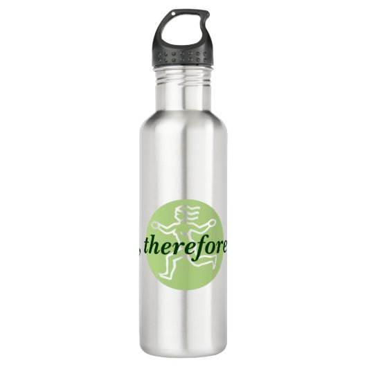 D'eau En Acier Inoxydable Bouteille - Je Cours ... (Devant)