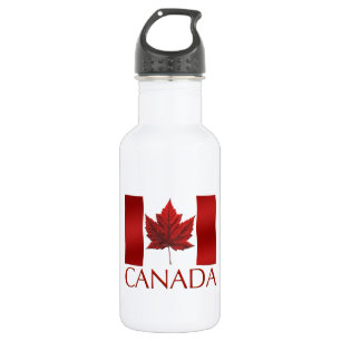 D'eau En Acier Inoxydable Bouteille souvenir du drapeau du Canada