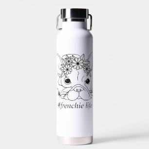 D'eau #FRENCHIE VIE Vacuum Isolé Bouteille de 22 oz