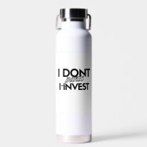 JE NE PANIQUE PAS. J'INVESTIS - Bouteille isolante