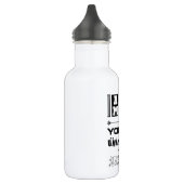 D'eau Je ne suis pas une étrange bouteille de liberté (Gauche)