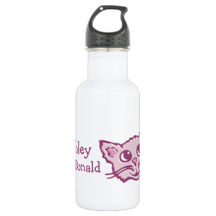 D'eau Joli chat enfants boit bouteille