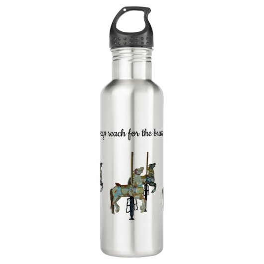 D'eau Joli Joyeux Parcours Carrousel Horses Bouteille d' (Devant)