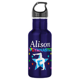 D'EAU JOLIE ÉTOILE BLEUE PERSONNALISÉE GYMNAST BOUTEILLE