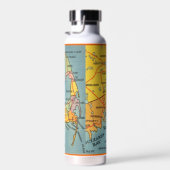 D'eau Le Cap - Carte de Cape Cod Massachusetts Bouteille (Plage)