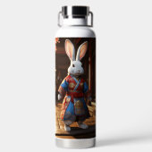 D'eau "Le lapin dans une bouteille : une scène fantasque (Plage)