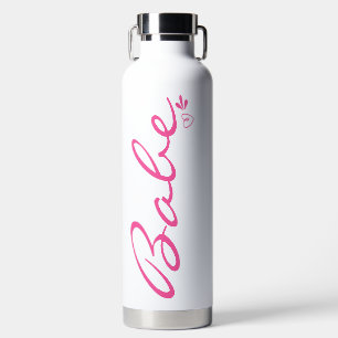 D'eau Lettre "Babe" Imprimer Bouteille d'eau, acier inox