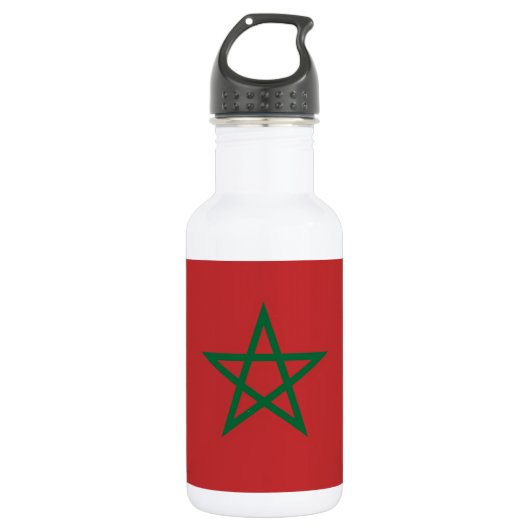 D'eau Marocain Drapeau Bouteille Liberté (Devant)