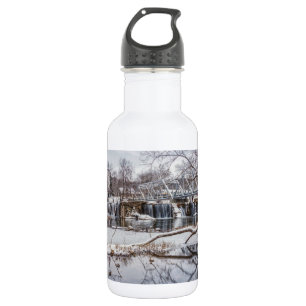 D'eau Neige Au Barrage Finley Bouteille En Acier Inoxyda
