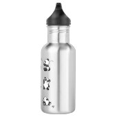 D'eau Panda Design Bouteille en acier inoxydable (Droite)