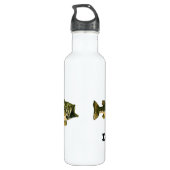 D'eau Pêche Papa Bouteille en acier inoxydable (Dos)